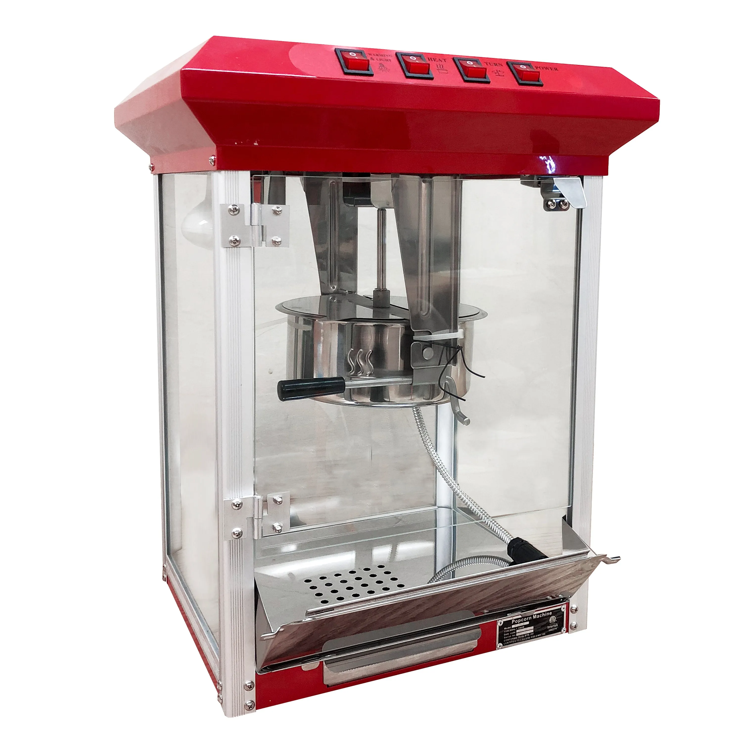 Admiral Craft - PCM-8. 23 Popcorn Mch 8 Oz Red.120V