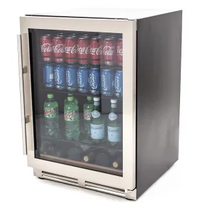 Avanti - BCF54S3S. Avanti Beverage Center. 126 Can Capacity. in Stainless Steel with Black Cabinet