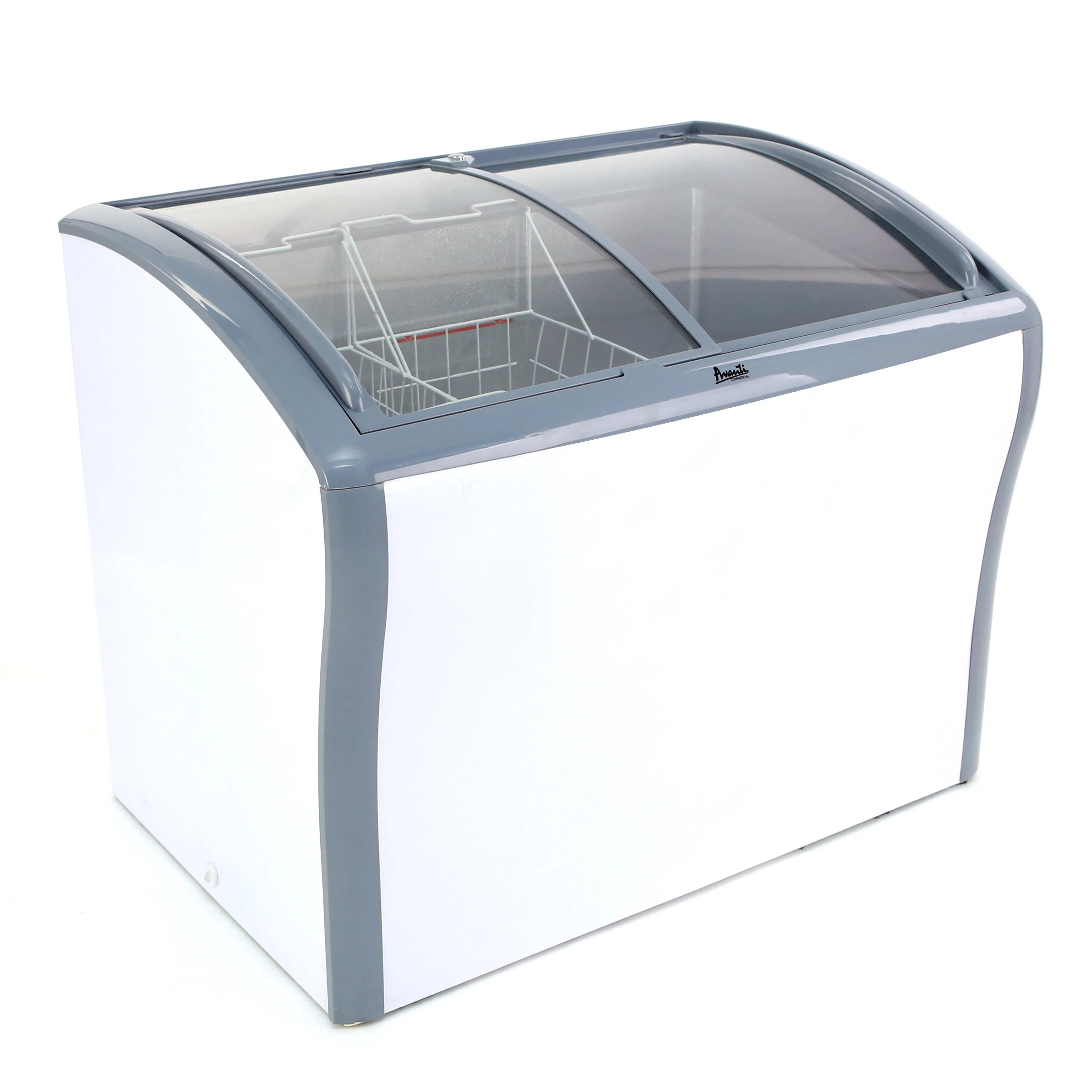 Avanti - CFC836Q0WG. Avanti 9.5 cu. ft. Commercial Glass Top Freezer or Refrigerator. in White