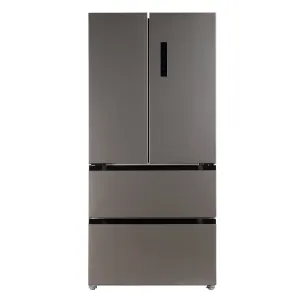 Avanti - FFFDD18L3S. Avanti Frost Free French Door Refrigerator. 18.0 cu. ft.. in Stainless Steel