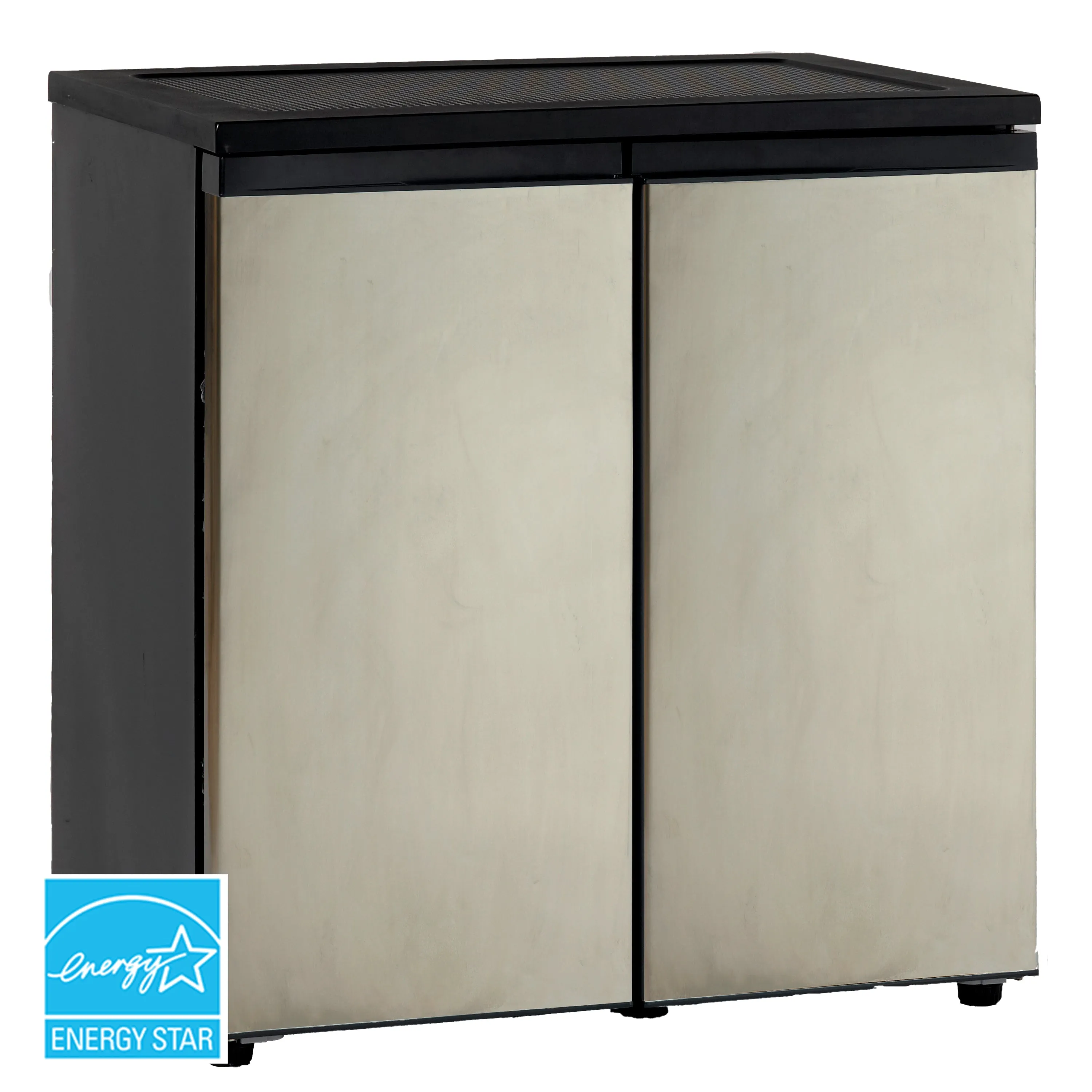 Avanti - RMS551SS. Avanti 5.5 cu. ft.Undercounter Refrigerator. Side by Side Design. in Stainless Steel