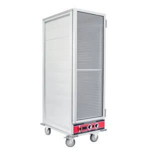 BevLes - HPIC-6836. BevLes Full Size Insulated HPC Proofing & Holding Cabinet. 1 Clear Door. in Silver