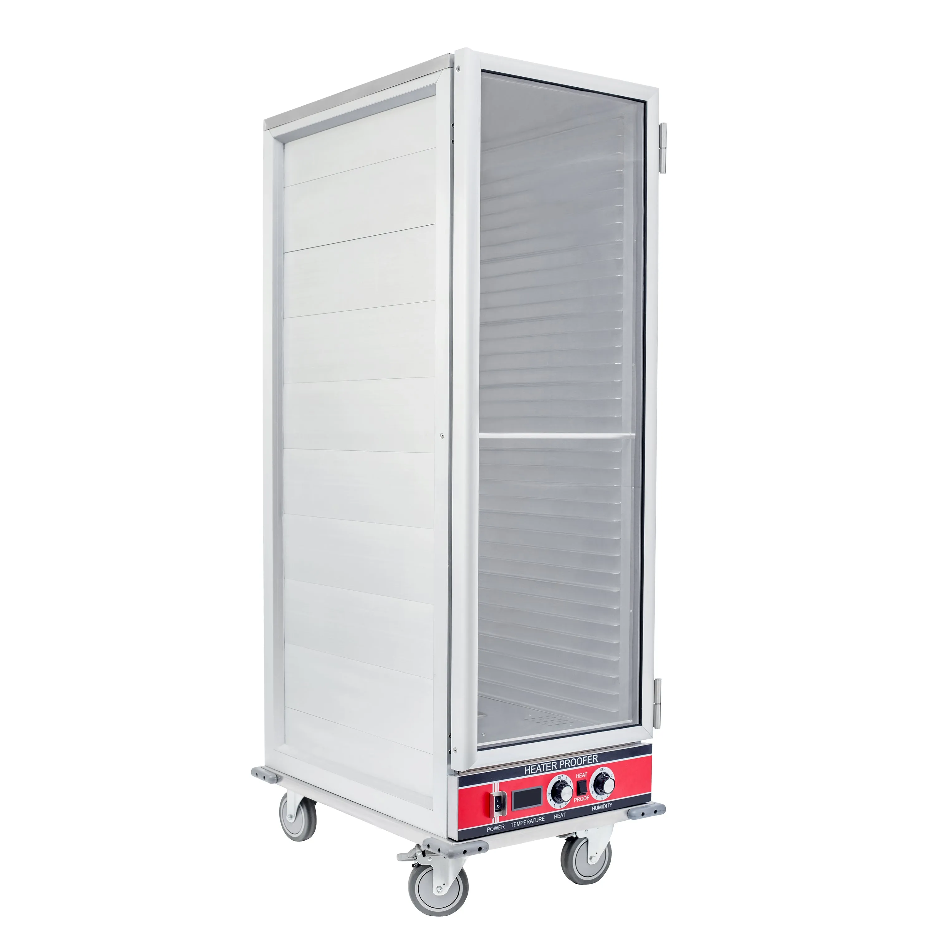BevLes - HPIC-6836. BevLes Full Size Insulated HPC Proofing & Holding Cabinet. 1 Clear Door. in Silver