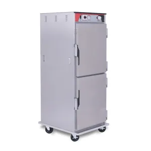BevLes - HTSS74P161-PT. BevLes Temper Select - Pass Thru Full Size Heated Holding Cabinet. Narrow Width. 115V. in Silver