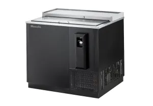 Blue Air - BBC-36B-HC. Bottle Cooler 1 slide top. Black Finish Exterior. 36-3/4 W x 28-1/2 D. R-290 Refrigerant
