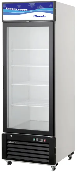Blue Air - BKGF23-HC. 23 CuFt. 1 Glass Door Freezer (Swing). R-290 Refrigerant