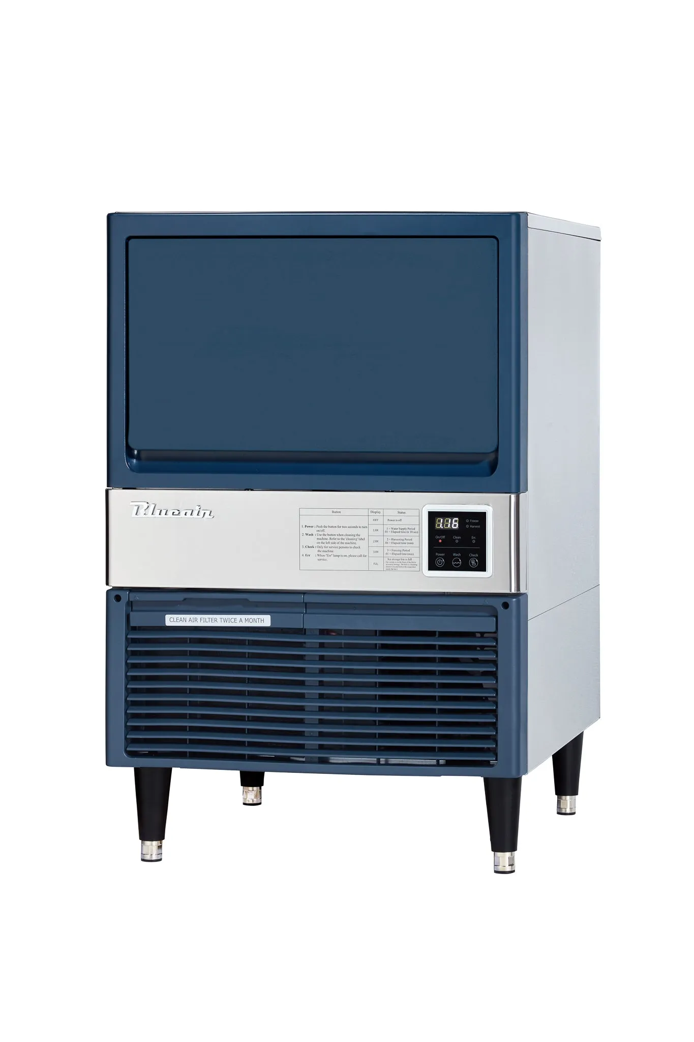 Blue Air - BLUI-150A. 150 Lbs Production. 66 lbs Storage. 25 W x 27 3/4D x 38 5/8H. 115v/60/1