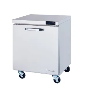 Blue Air - BLUR28-HC. 1 Door All Stainless Undercounter Refrigerator - 28 wide. 7 cu/ft.. R-290 Refrigerant