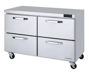 Blue Air - BLUR48-D4-HC. 4 Drawers All Stainless Undercounter Refrigerator - 48 wide. 13 cu/ft.. R-290 Refrigerant