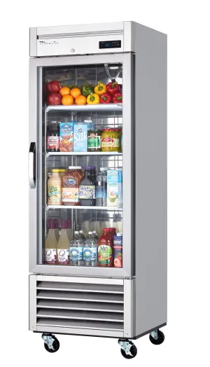 Blue Air - BSR23GP-HC. 1 Glass Door Stainless Refrigerator. Proofer. Bottom-Mount Compressor. R-290 Refrigerant