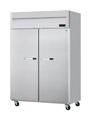 Blue Air - BSR49T-HC. 2 Solid Doors Stainless Refrigerator. Top-Mount Compressor. R-290 Refrigerant