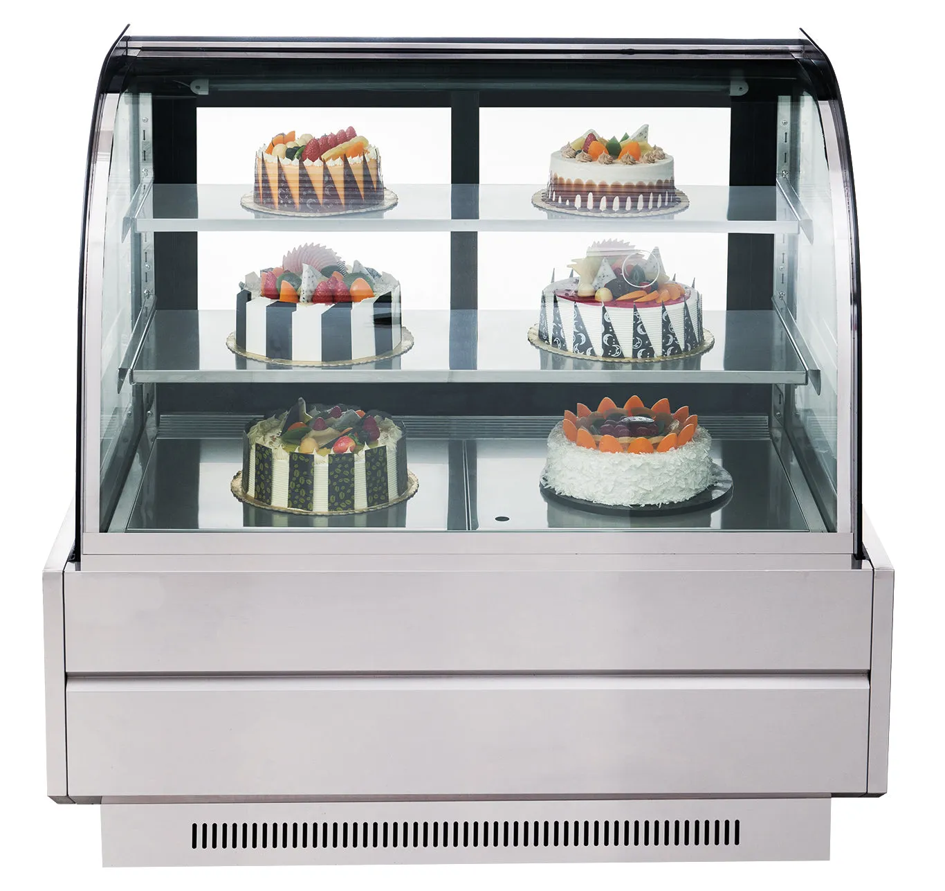 Chef AAA - CV-120. Commercial 48 Display Case Refrigerator Showcase (4 Feet) Pastry Bakery