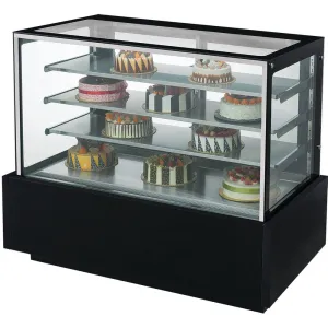 Chef AAA - CV-180 72 Refrigerated Flat Glass Bakery Display Case