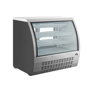 Chef AAA - DC120-HC. Commercial 47 Curved Glass Deli Case Refrigerator 18 cu.ft
