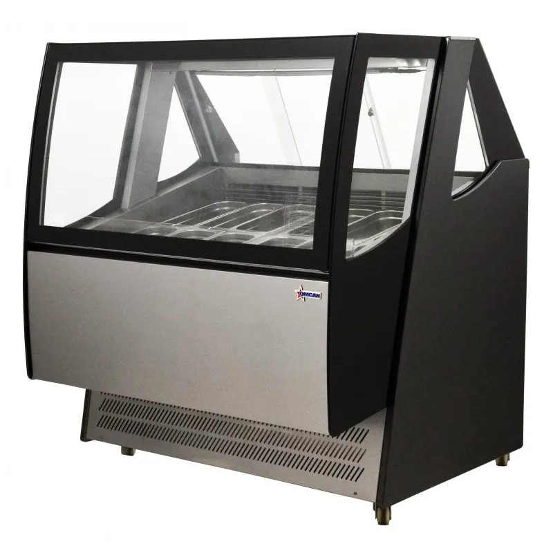 Chef AAA - FR-CN-1200-D. Commercial 41 600L Capacity Gelato Display Freezer Case