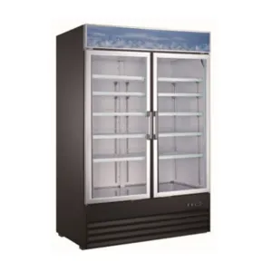Chef AAA - G1.2BM2F-HC.  Commercial 53 2 Glass Door Merchandiser Refrigerator 45cu.ft.