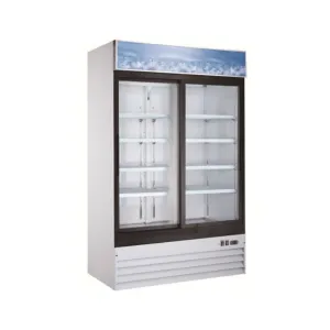 Chef AAA - G1.2YBM2F-HC. Commercial 53 2 Glass Door Merchandiser Refrigerator 45cu.ft.