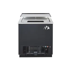 Chef AAA - GF25-HC. Commercial 26 Black Glass Froster / Plate Chiller