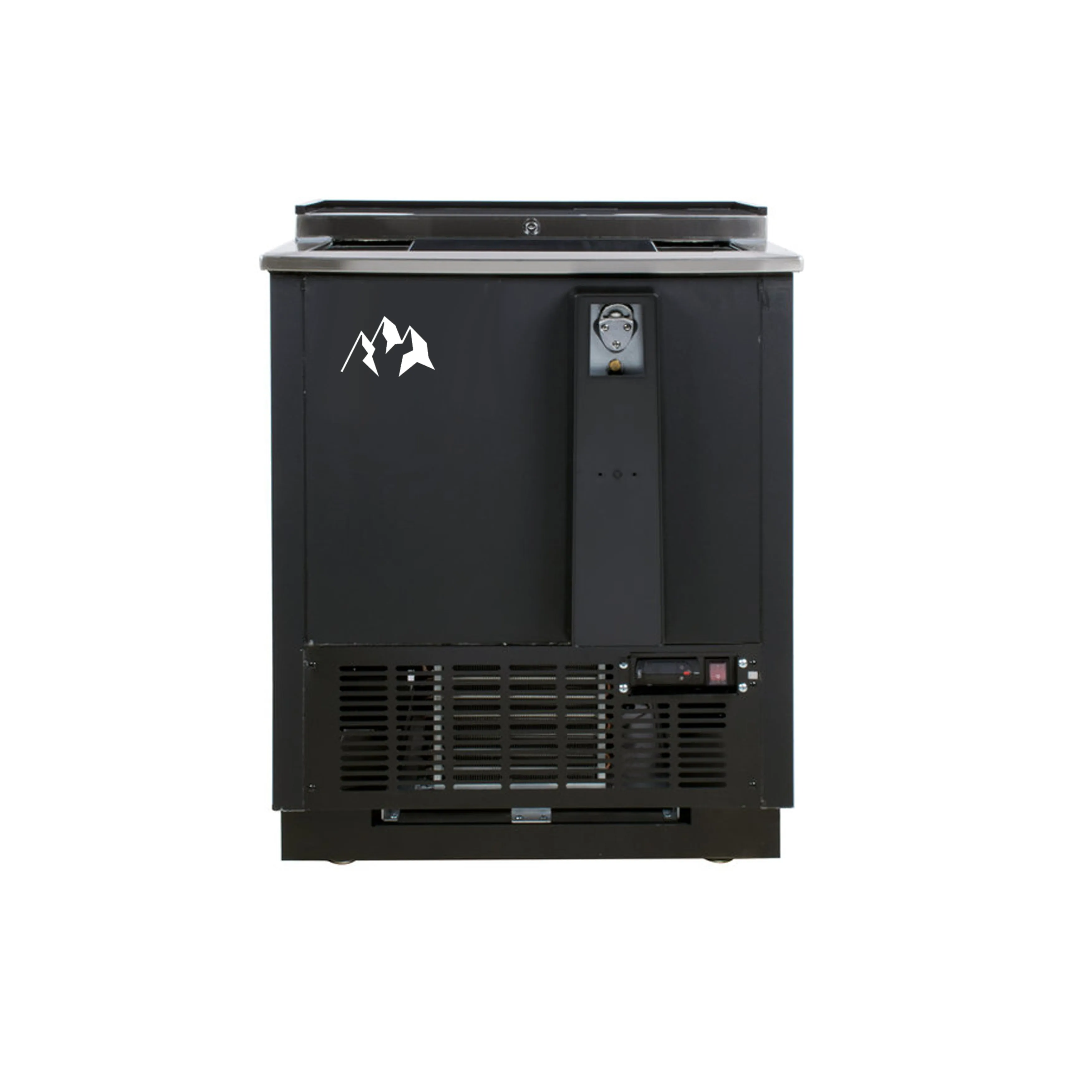Chef AAA - HBB-25-HC. Commercial 25 Horizontal Bottle Cooler 4.5cu.ft.