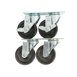 Chef AAA - M-4CSTRW. Merchandiser Casters Wheels. Locks and Hardware Set
