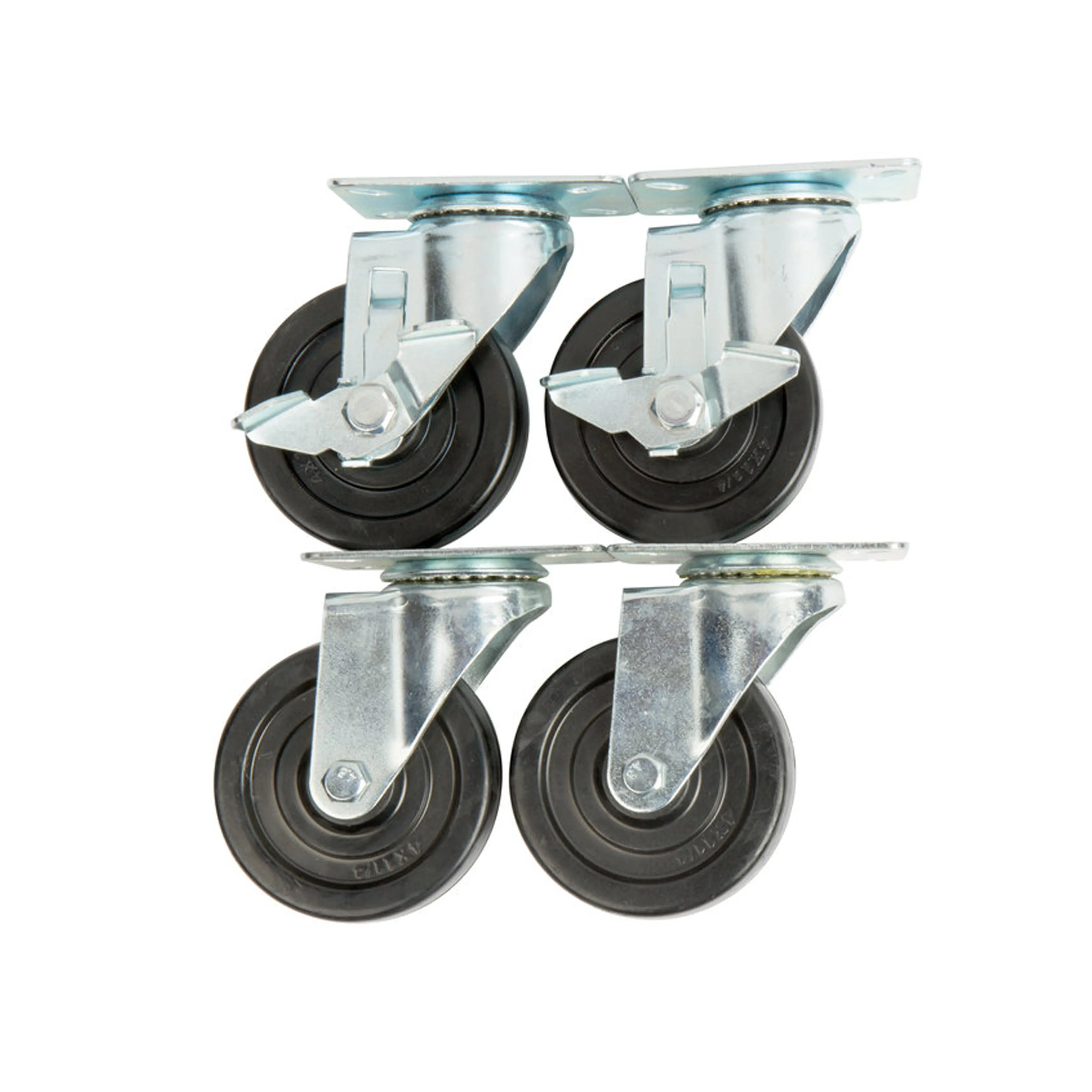 Chef AAA - M-4CSTRW. Merchandiser Casters Wheels. Locks and Hardware Set