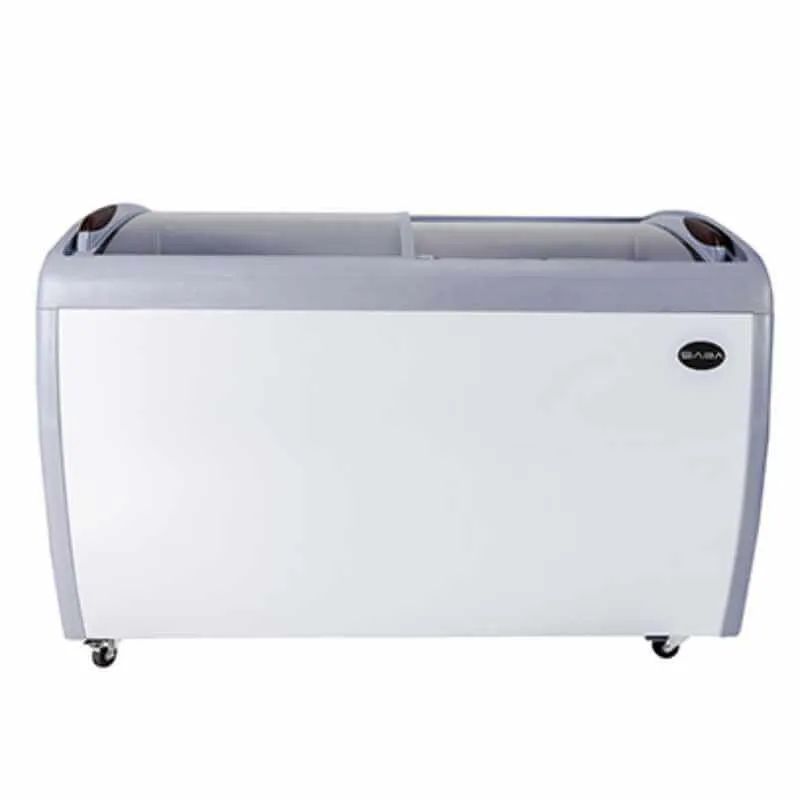 Chef AAA - SCF-49. Commercial 49 Glass Door Frozen Food or Ice Cream Chest Freezer Display