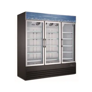 Chef AAA - SD1.9L3-HC.  Commercial 79 3 Glass Door Merchandiser Freezer