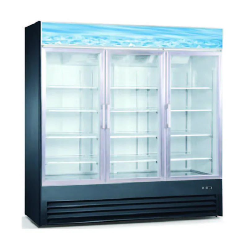 Chef AAA - SG1.9L3. Commercial 3 Glass Door Merchandiser Refrigerator
