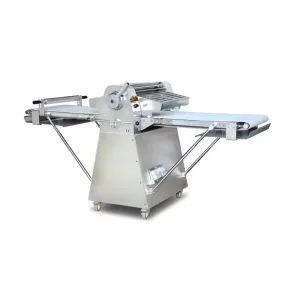 Chef AAA - SSDSFM. Commercial Dough Sheeter Conveyor Belt Stainless Steel Floor Model