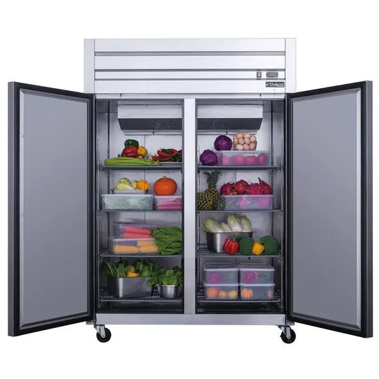 Chef AAA - T55AR Commercial 55 2 Solid Door Reach-In Refrigerator Stainless Steel 40.74 cu.ft.