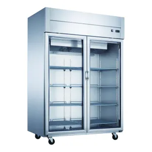 Chef AAA - T55AR-GS2 Commercial 55 2 Glass Door Merchandiser Refrigerator 40.7cu.ft NSF