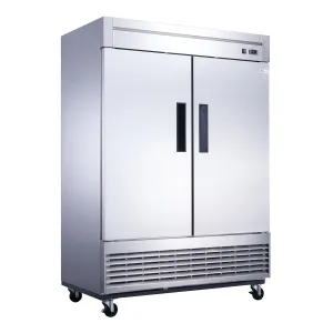 Chef AAA - T55R Commercial 55 Reach-In Refrigerator Solid 2 Door 40 cu.ft. NSF
