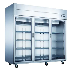 Chef AAA - T83AR-GS3 83 3 Door Commercial Reach-in Refrigerator 64.8cu.ft. NSF