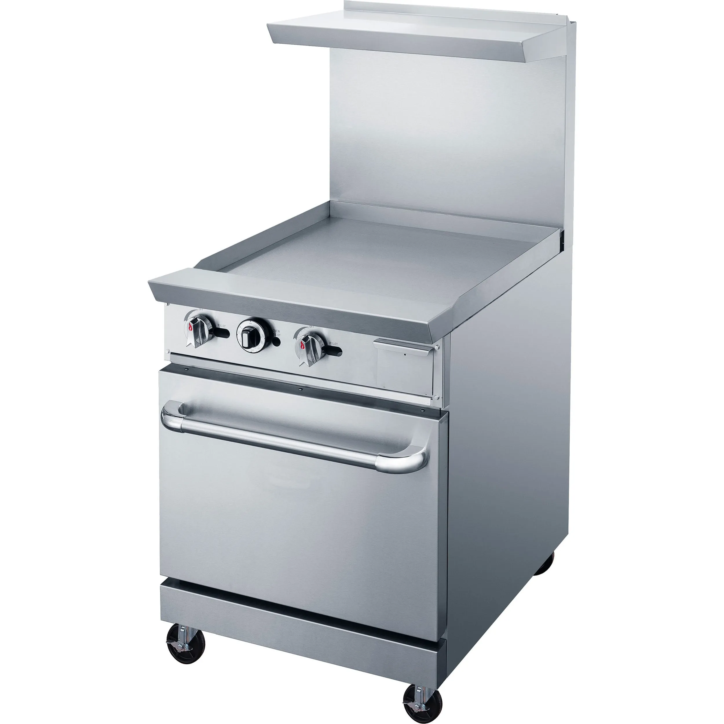 Chef AAA - TCR24-GM Commercial 24 Oven Range 24 Griddle Natural Gas