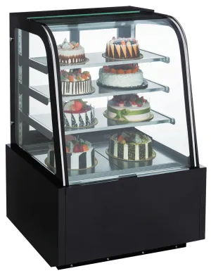 Chef AAA - TDM36R-CB. 36 Curved Glass Bakery Case