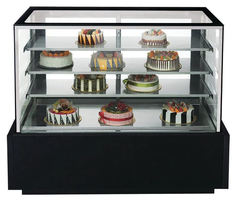 Chef AAA - TDM72R. 72 Straight Glass Bakery Case