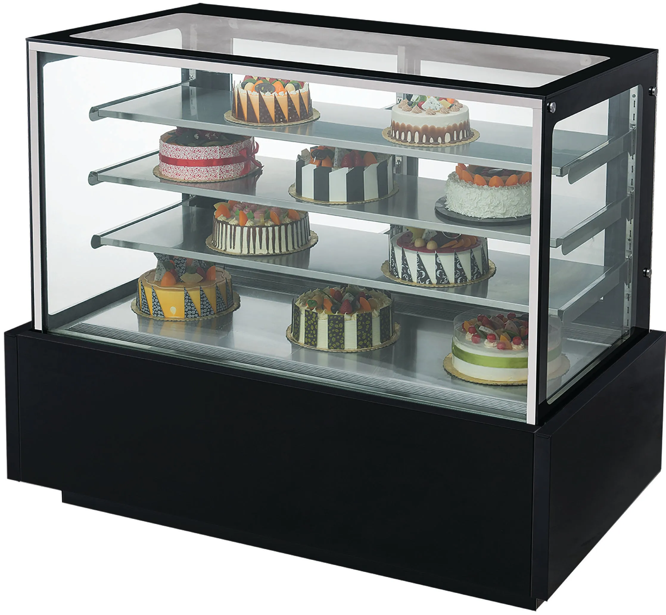 Chef AAA - TDM72R. 72 Straight Glass Bakery Case