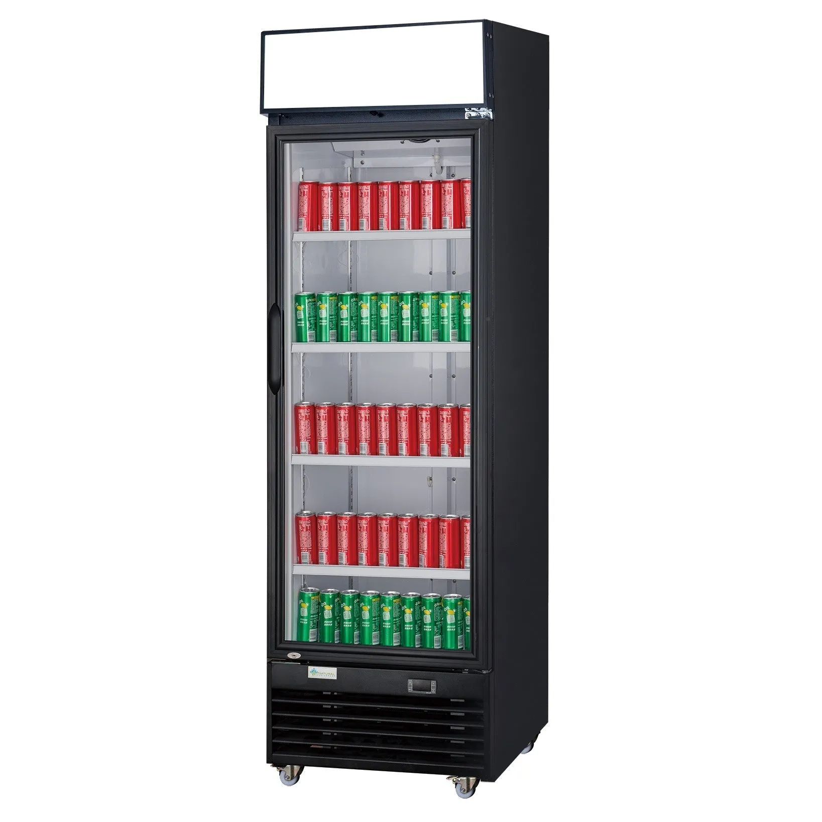 Chef AAA - TSM-19R Commercial 30 1 Glass Door Merchandiser Refrigerator 18.72cu.ft. NSF