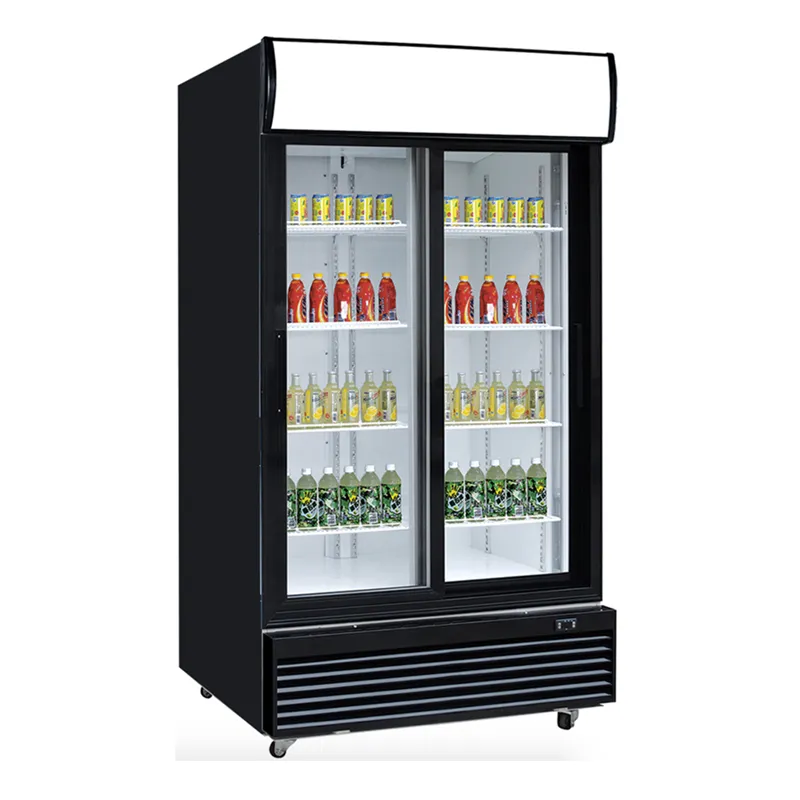 Chef AAA - TSM-32SR Commercial 39 2 Glass Door Merchandiser Refrigerator 33.2 cu.ft NSF