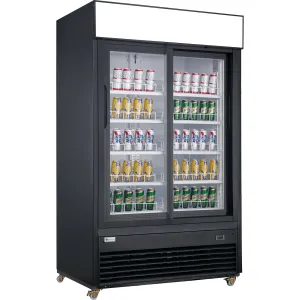 Chef AAA - TSM-40SR Commercial 47 2 Glass Door Merchandiser Refrigerator 39cu.ft NSF