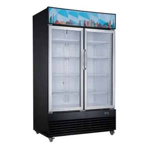 Chef AAA - TSM-41R Commercial 47 2 Glass Door Merchandiser Refrigerator 34.40 cu.ft NSF