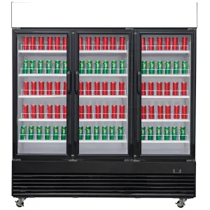 Chef AAA - TSM69R Commercial 78 3 Glass Door Refrigerator 69.43 cu.ft.