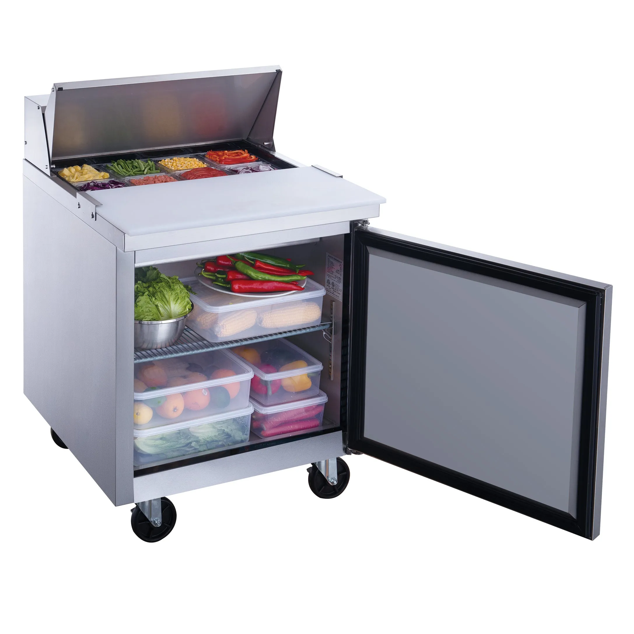 Chef AAA - TSP29 Commercial 29 8 Pan Salad Sandwich Food Prep Table Refrigerator 6.5cu.ft. NSF