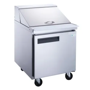 Chef AAA - TSP29M Commercial 29 12 Pan Salad Sandwich Food Prep Table Refrigerator Mega Top 6.5cu.ft NSF