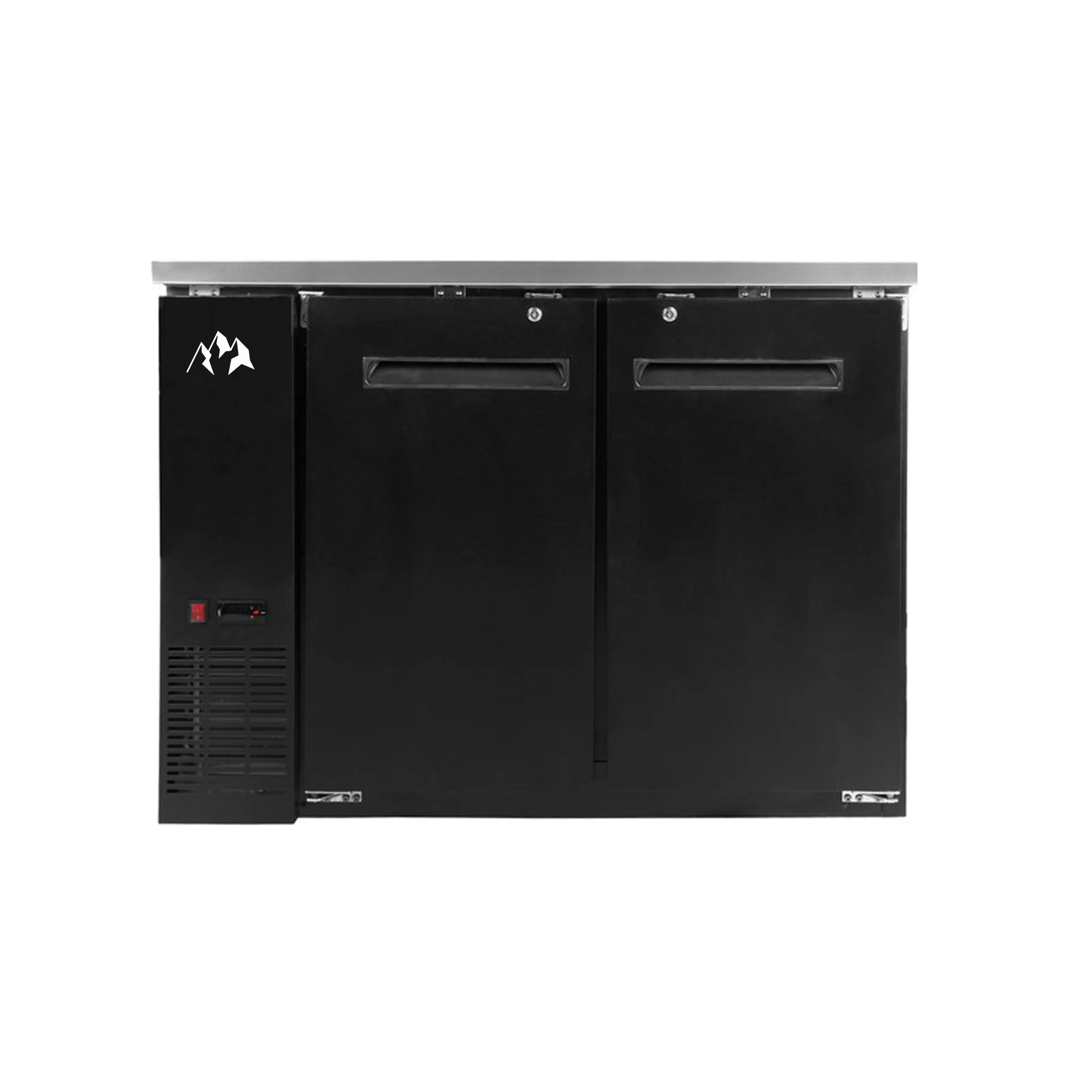 Chef AAA - UBB-48-HC. Commercial 48 Solid Door Back Bar Refrigerator 11.8 cu.ft.