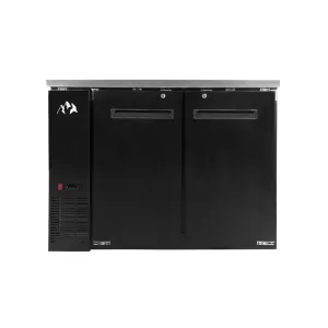 Chef AAA - UBB-48-HC. Commercial 48 Solid Door Back Bar Refrigerator 11.8 cu.ft.