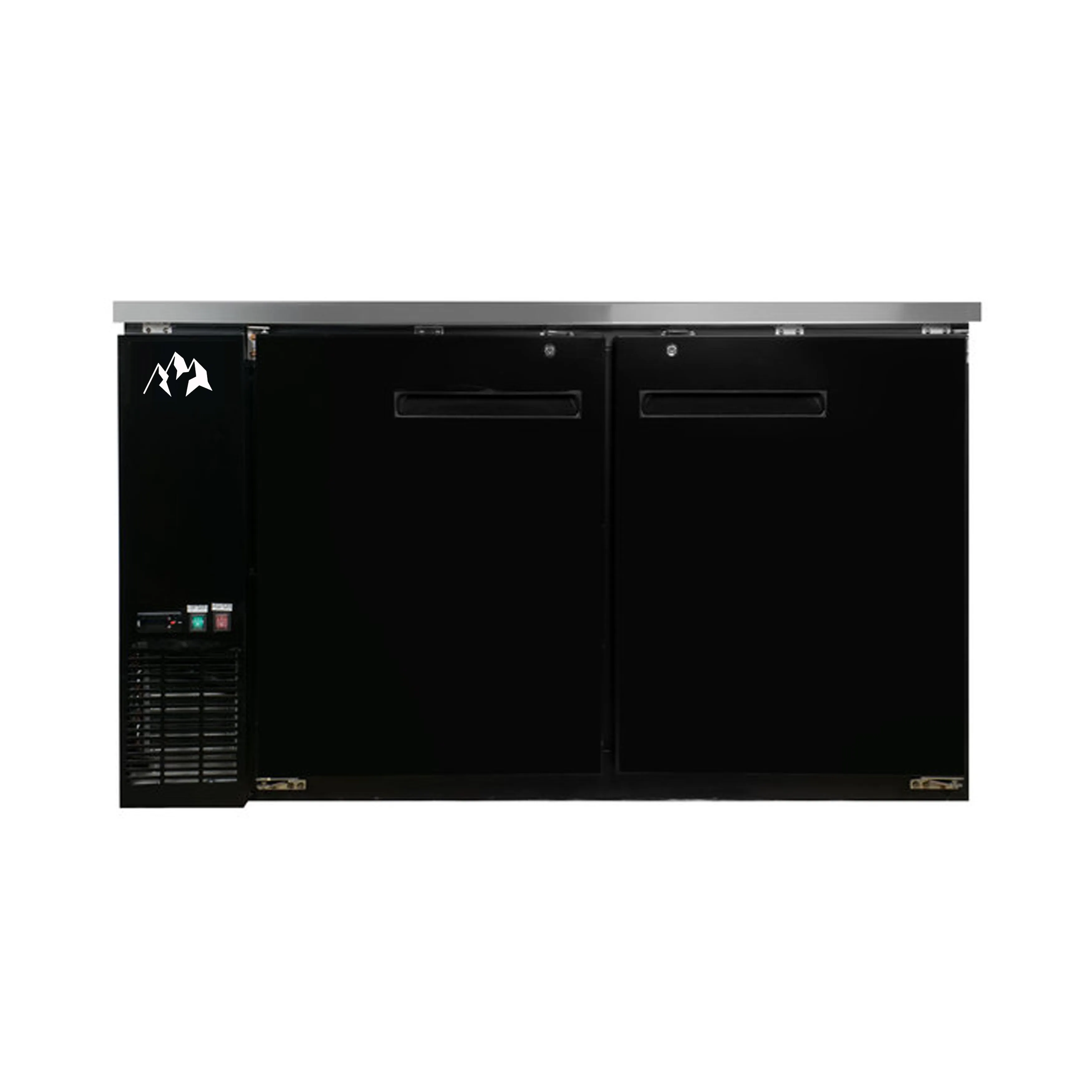 Chef AAA - UBB-60-HC. Commercial 60 Solid Door Back Bar Solid Refrigerator 15.8 cu.ft.
