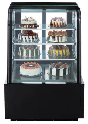Dukers - DDM48R-CB. 48 Curved Glass Bakery Case