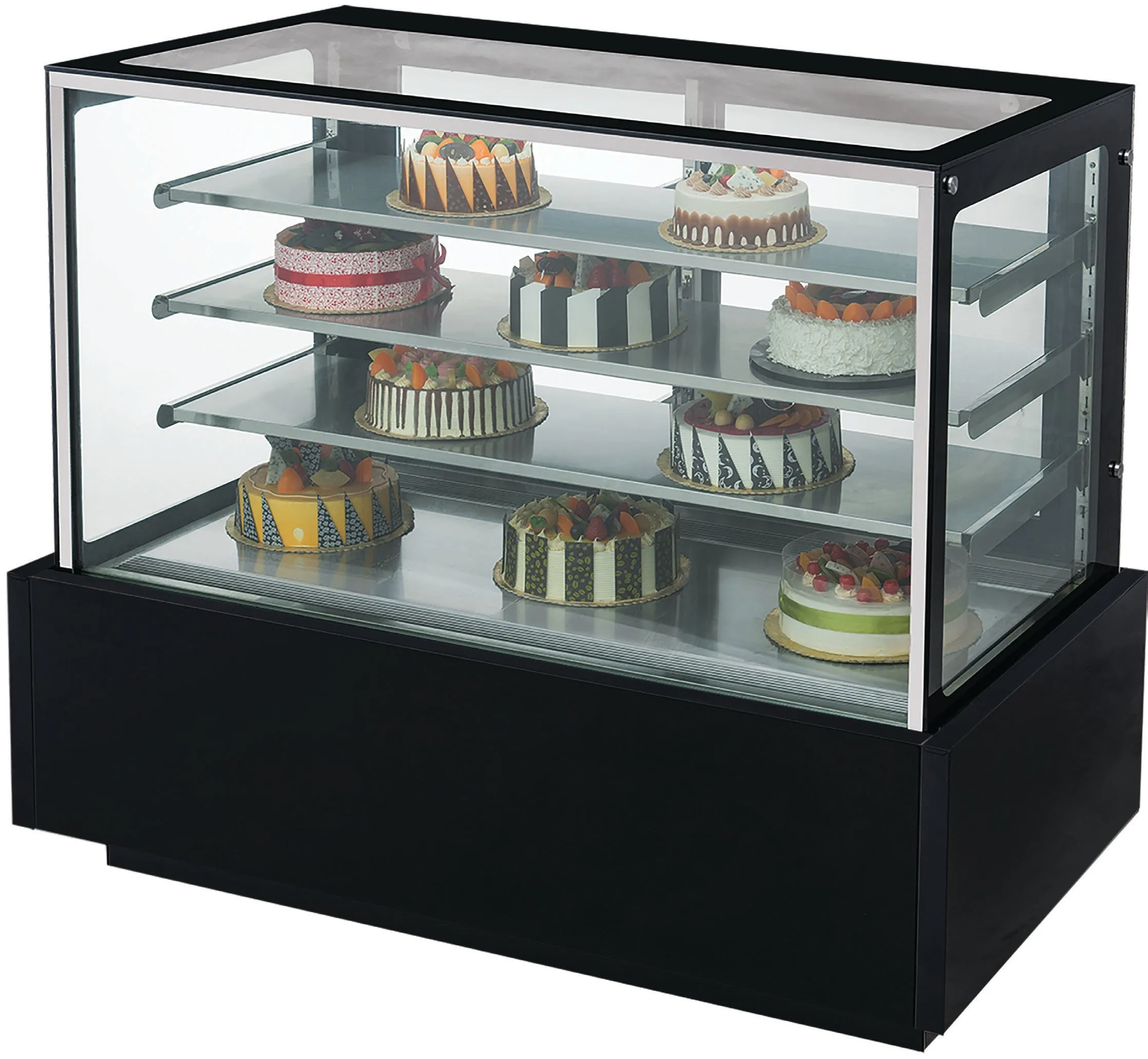 Dukers - DDM60R. 60 Straight Glass Bakery Case