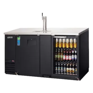 Everest - EBD3-BBG. Commercial 68 Back Bar & Direct Draw Keg Refrigerator Cooler Beer Dispenser